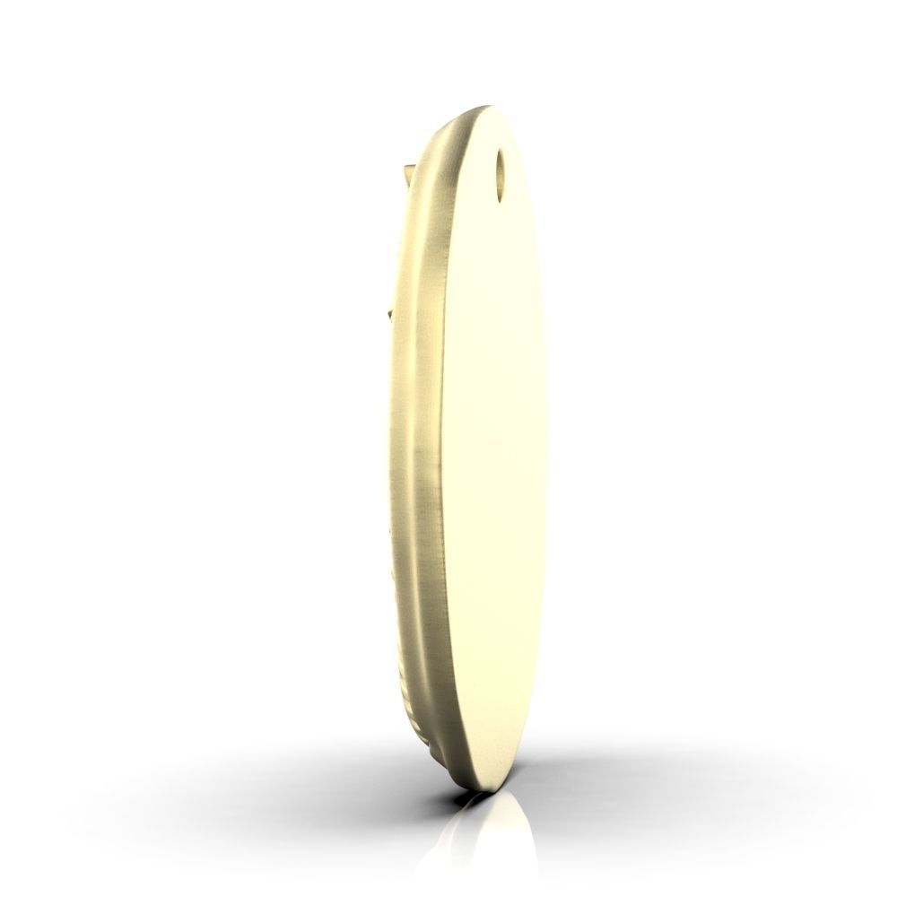 Zodiac Capricorn Coin Pendant 3D print model_28
