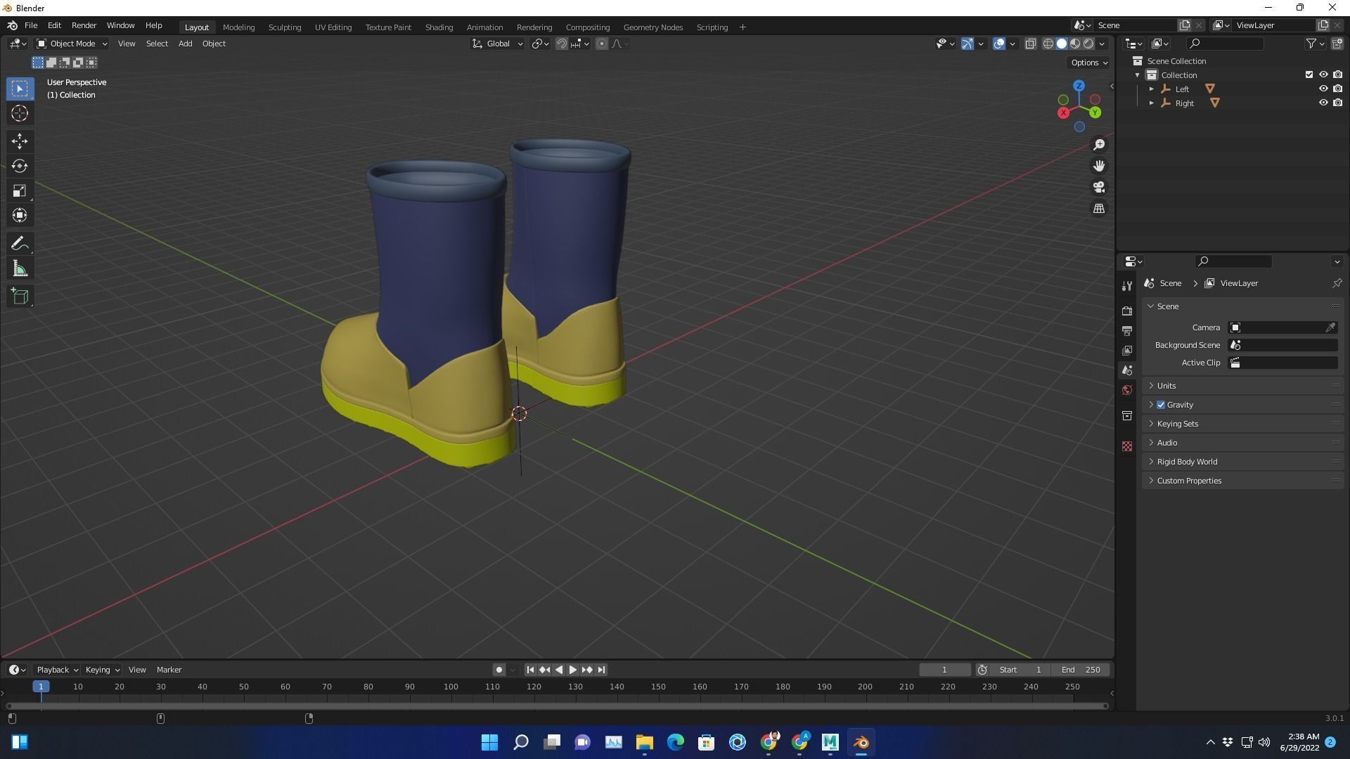 3D Concept shoe Modeling and Print ready file Low-poly 3D model Low-poly 3D model_8