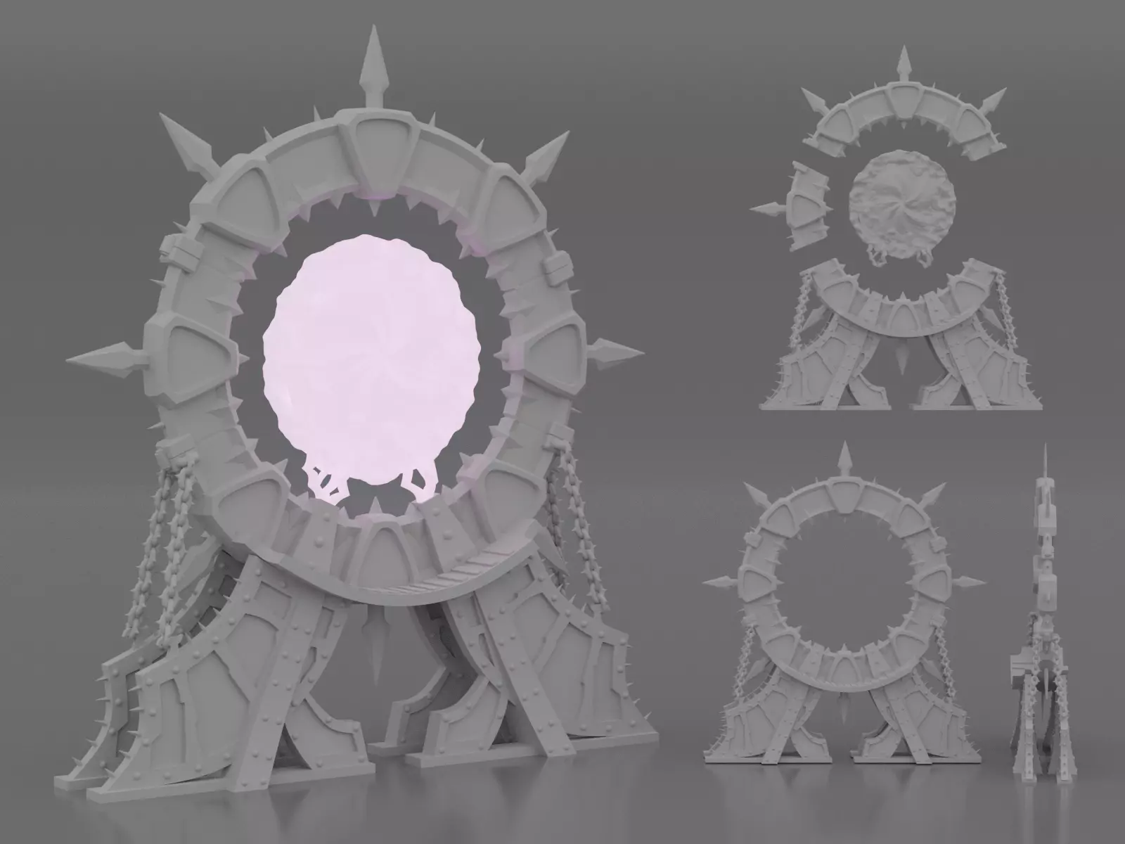 nocturnal crown 3D print model_0