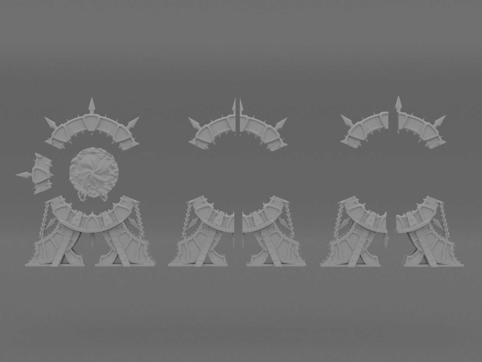 nocturnal crown 3D print model_3