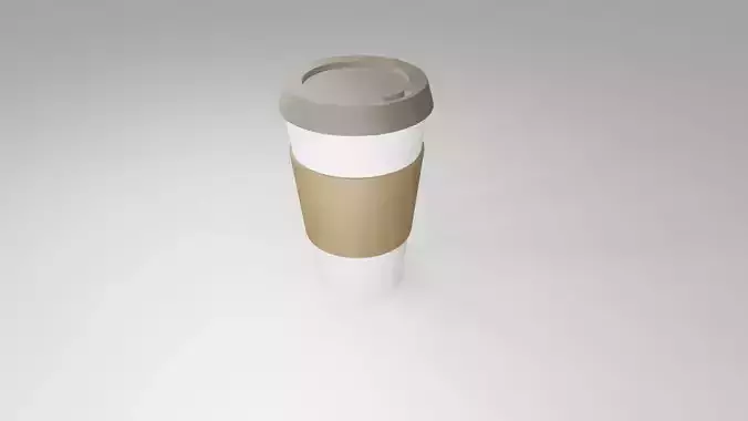 A takeaway coffee cup