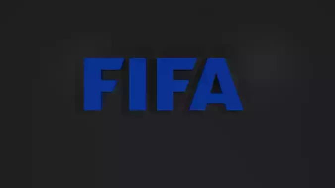 FIFA LOGO Low-poly 3D model