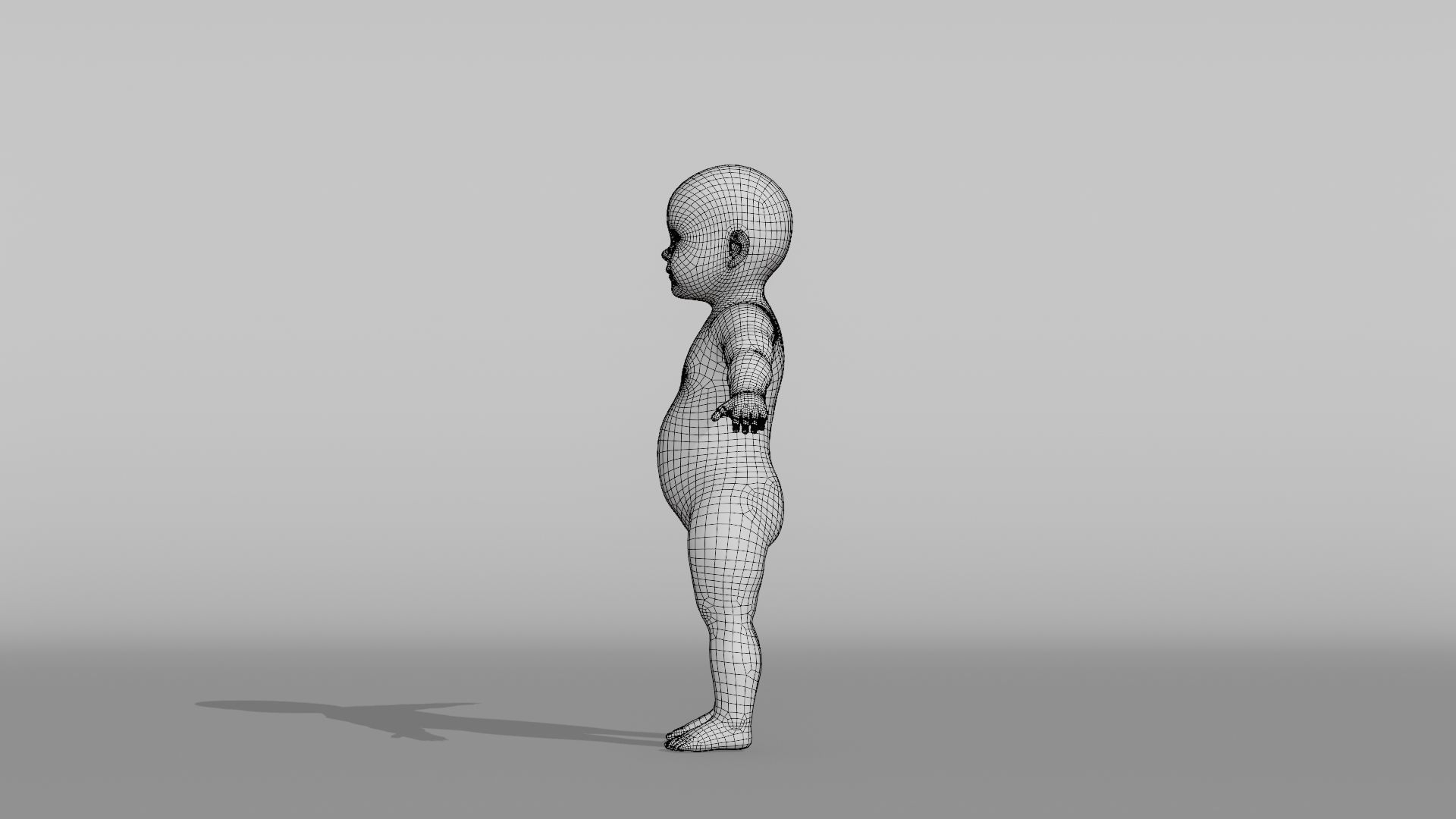 Realistic Base Characters Pack 3D model_40