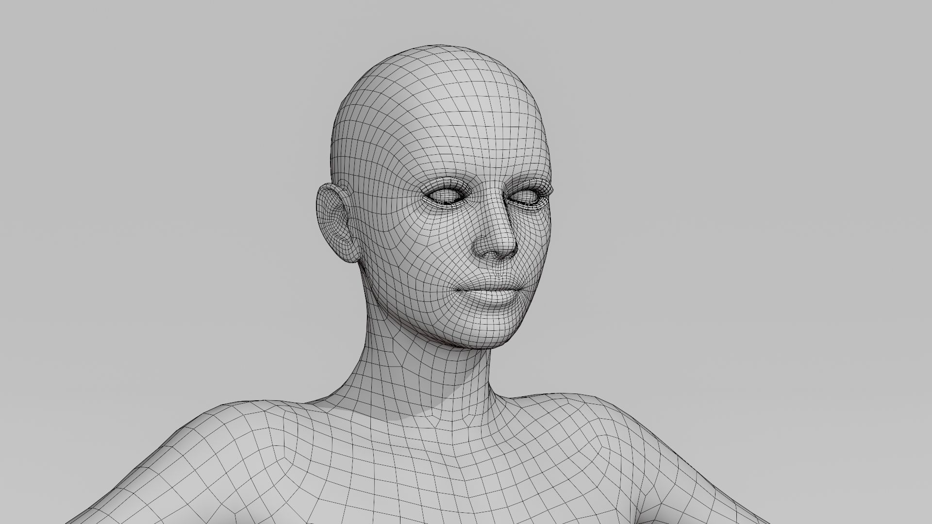 Realistic Base Characters Pack 3D model_6