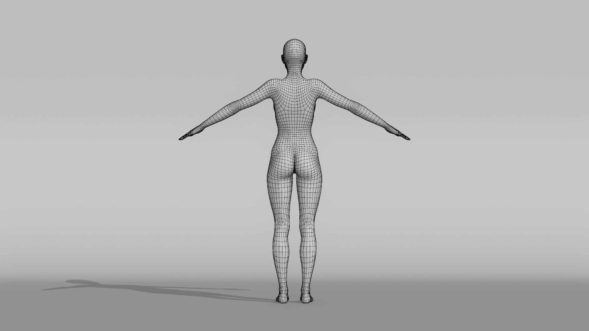 Realistic Base Characters Pack 3D model_9