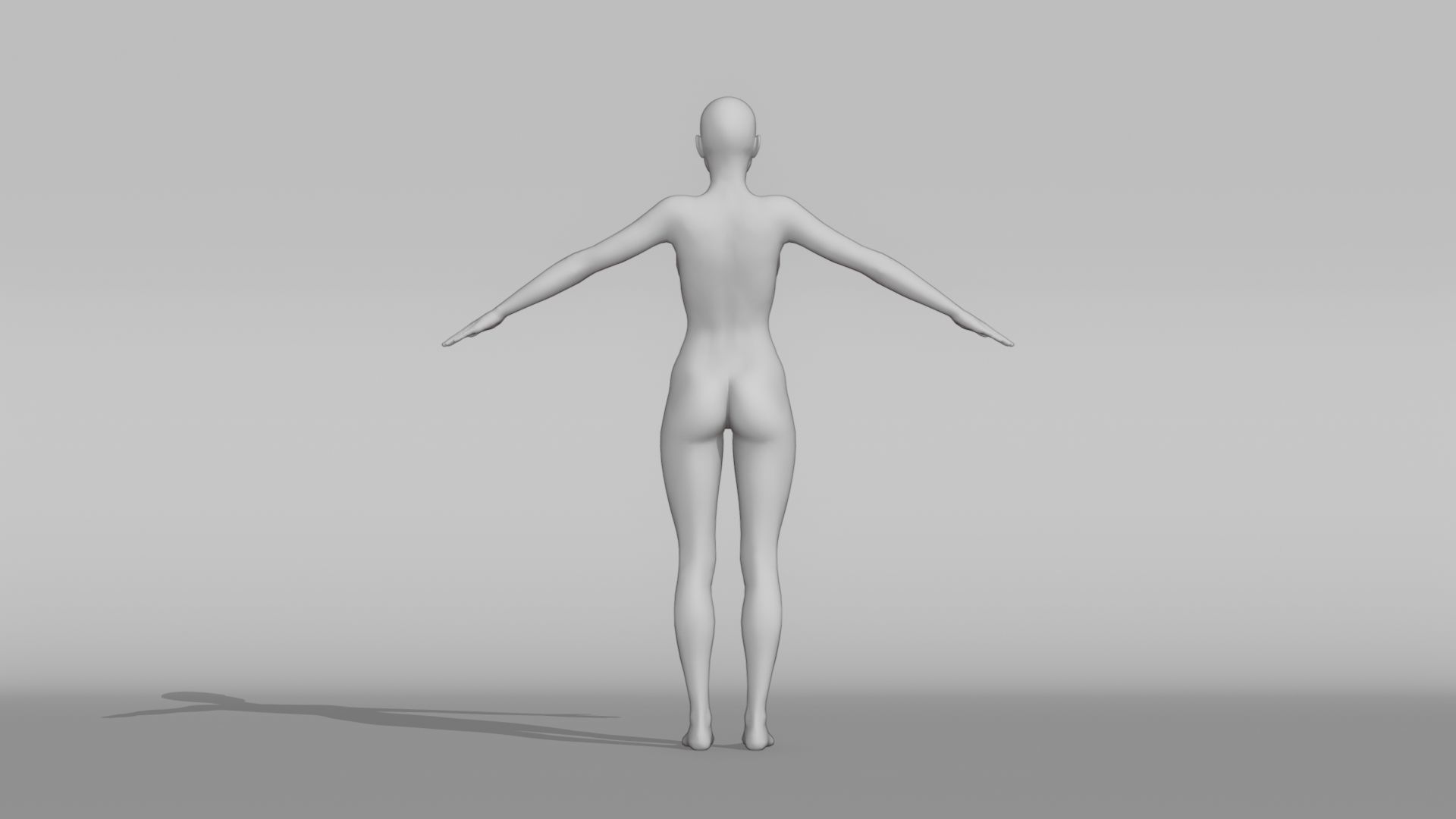 Realistic Base Characters Pack 3D model_4