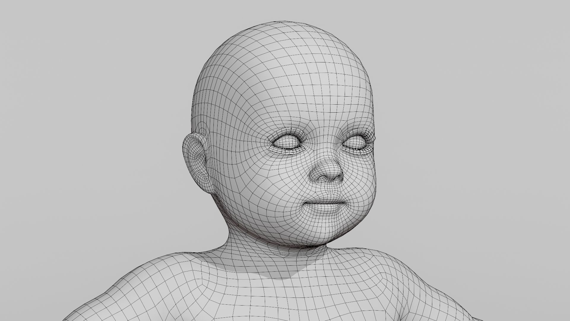 Realistic Base Characters Pack 3D model_36