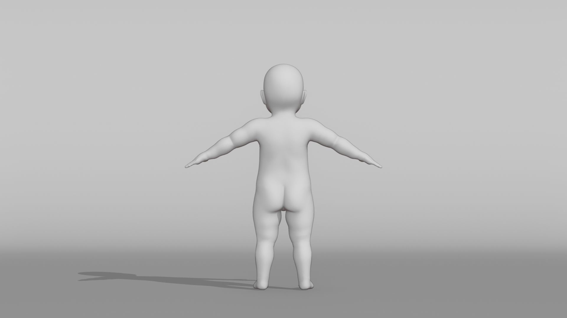 Realistic Base Characters Pack 3D model_34