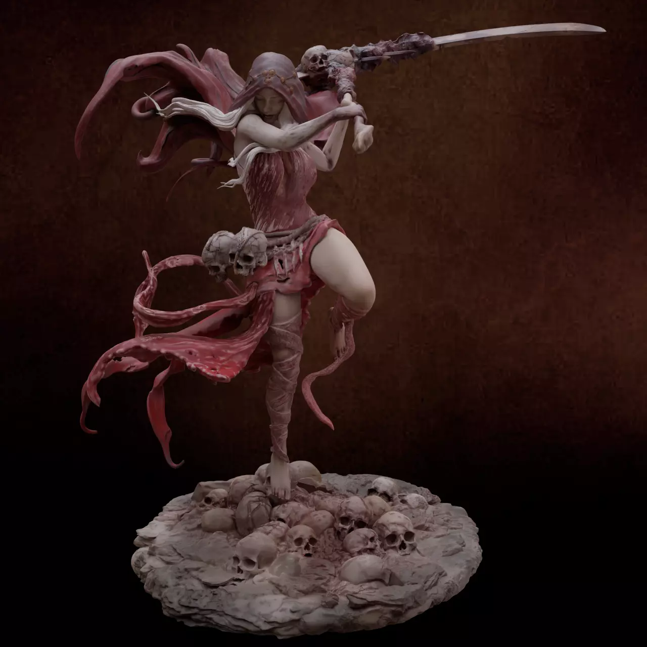 Death attack 3D print model