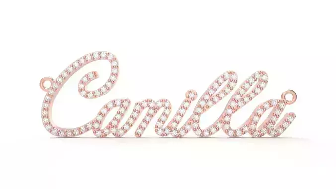 Model 718 Camilla  Necklace Diamond Pendant