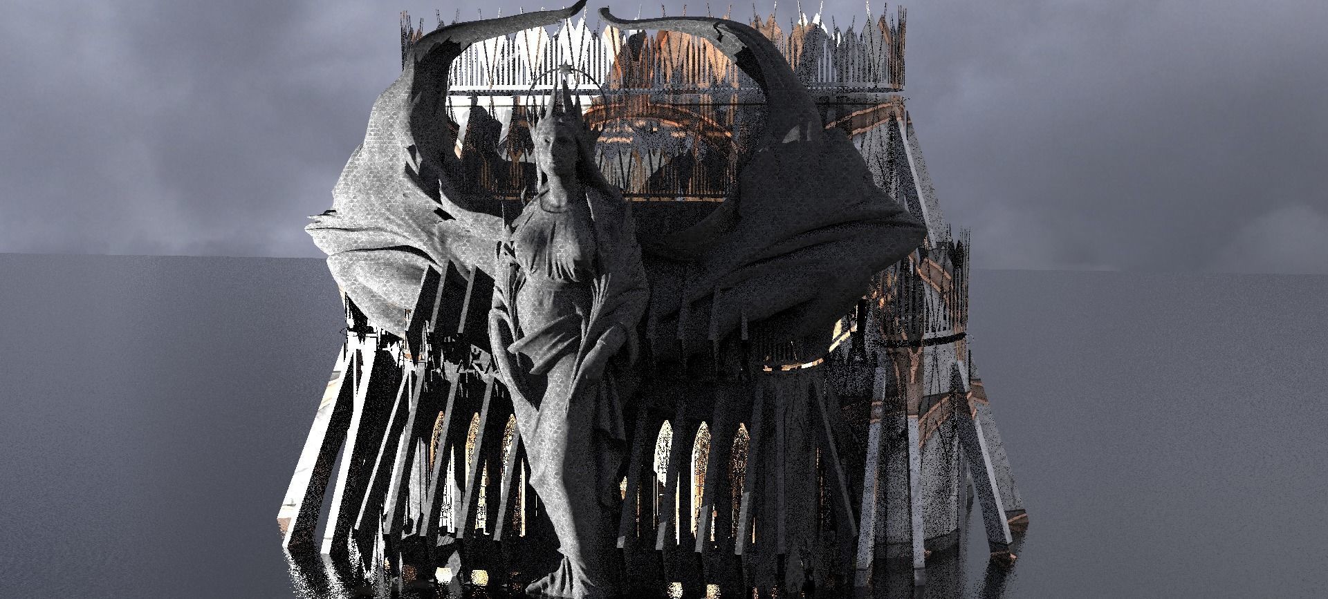 Palace Cathedral Fantasy  3D model_1