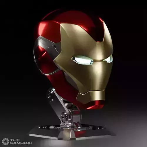 Articulating Helmet Stand 3D print model