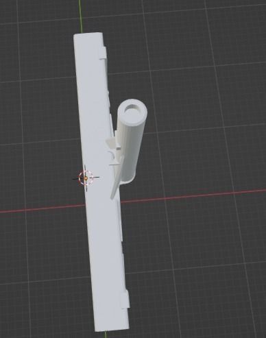 Truck gun mount 3D print model_4