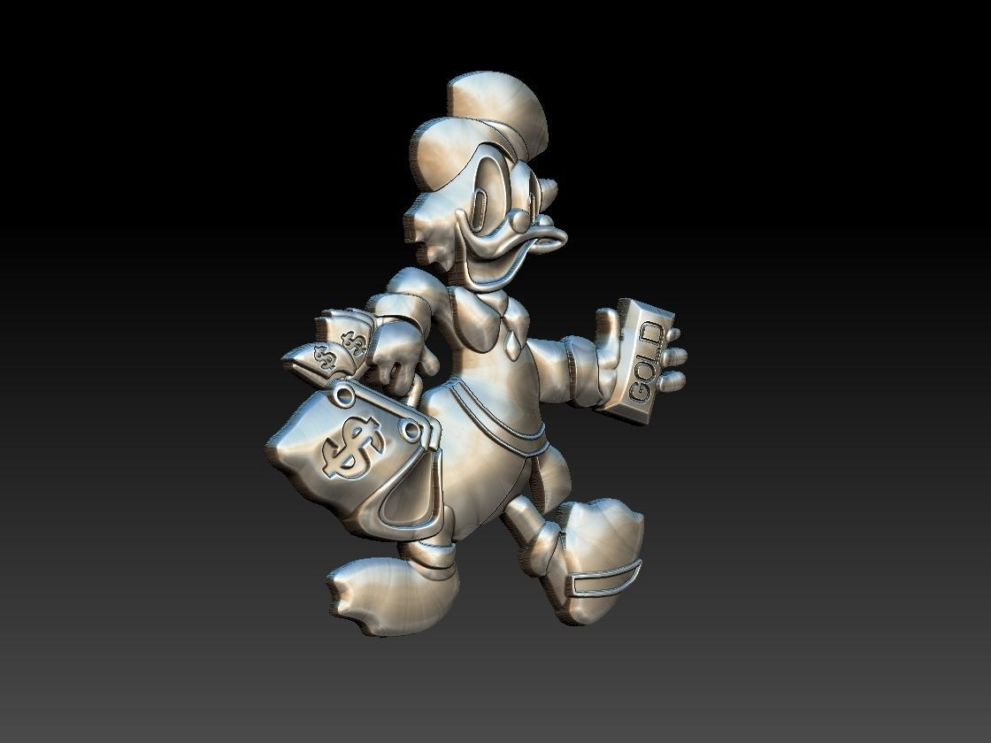 Scrooge McDuck - Tio Patinhas 3D Model Collection_15