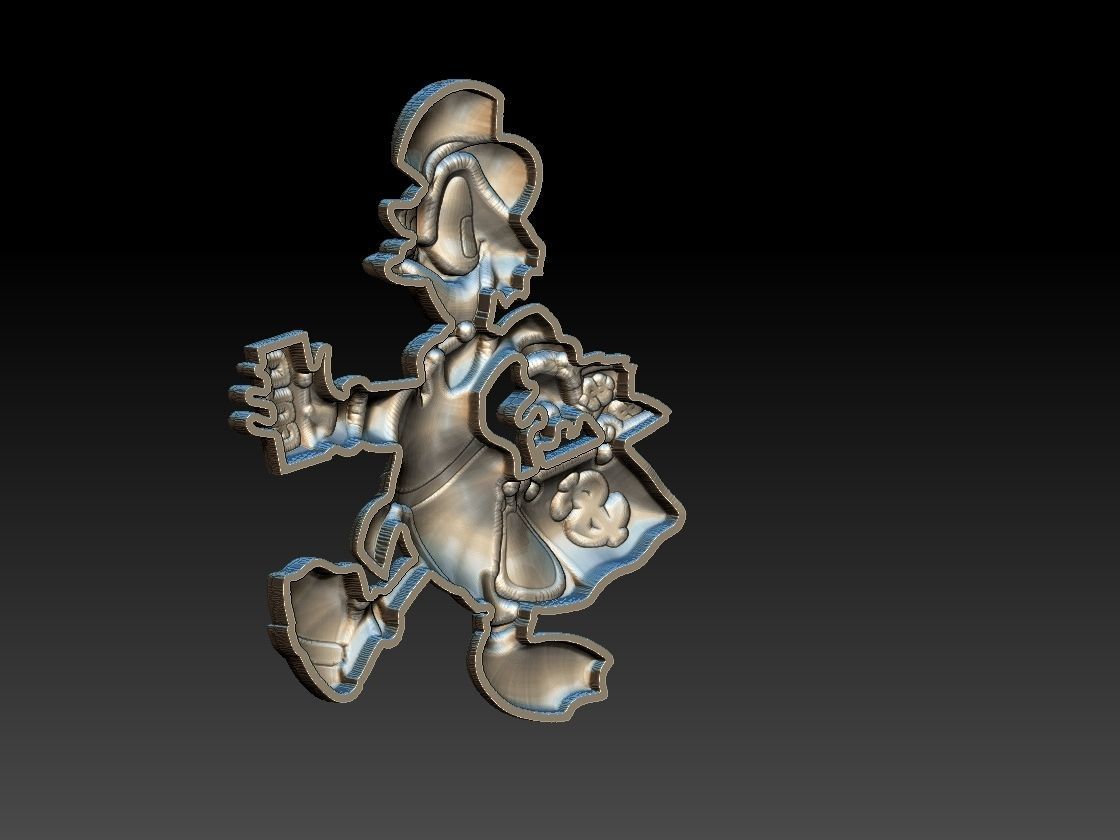 Scrooge McDuck - Tio Patinhas 3D Model Collection_19