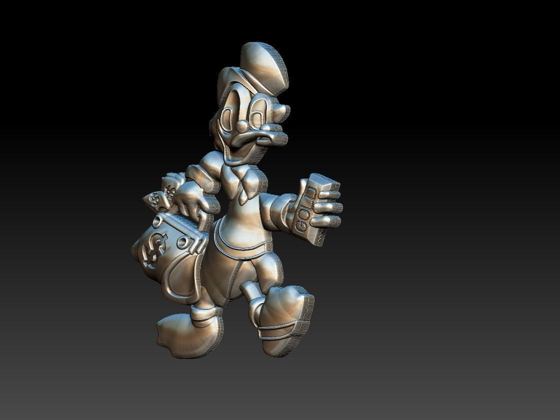 Scrooge McDuck - Tio Patinhas 3D Model Collection_17