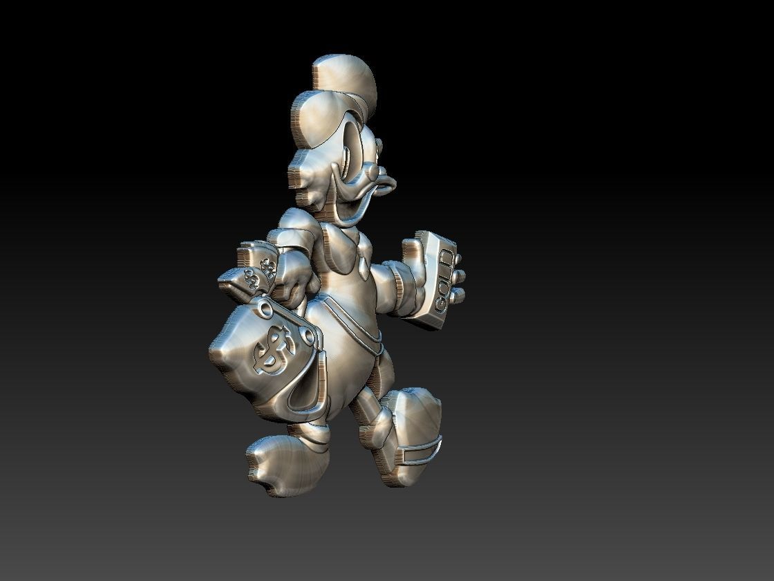 Scrooge McDuck - Tio Patinhas 3D Model Collection_22