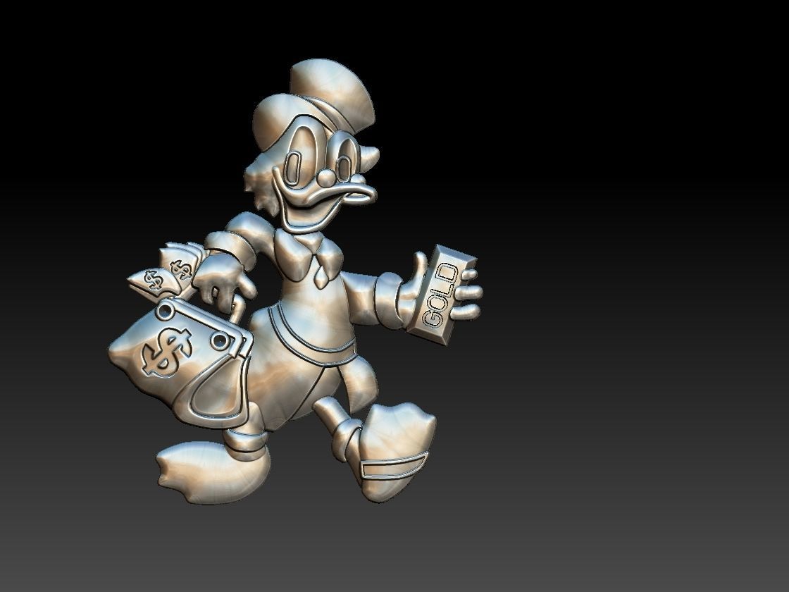 Scrooge McDuck - Tio Patinhas 3D Model Collection_23