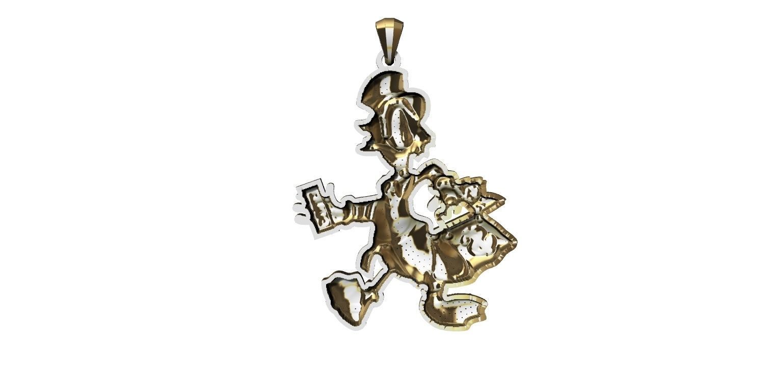 Scrooge McDuck - Tio Patinhas 3D Model Collection_9