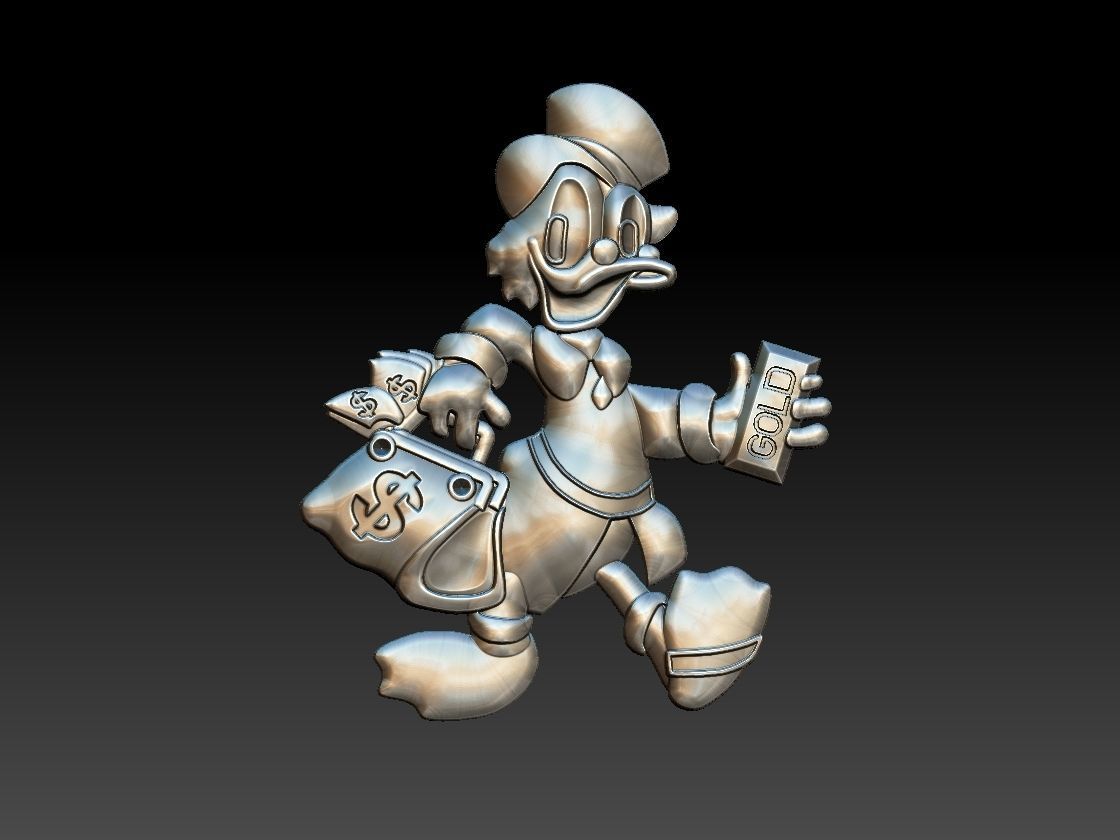 Scrooge McDuck - Tio Patinhas 3D Model Collection_18