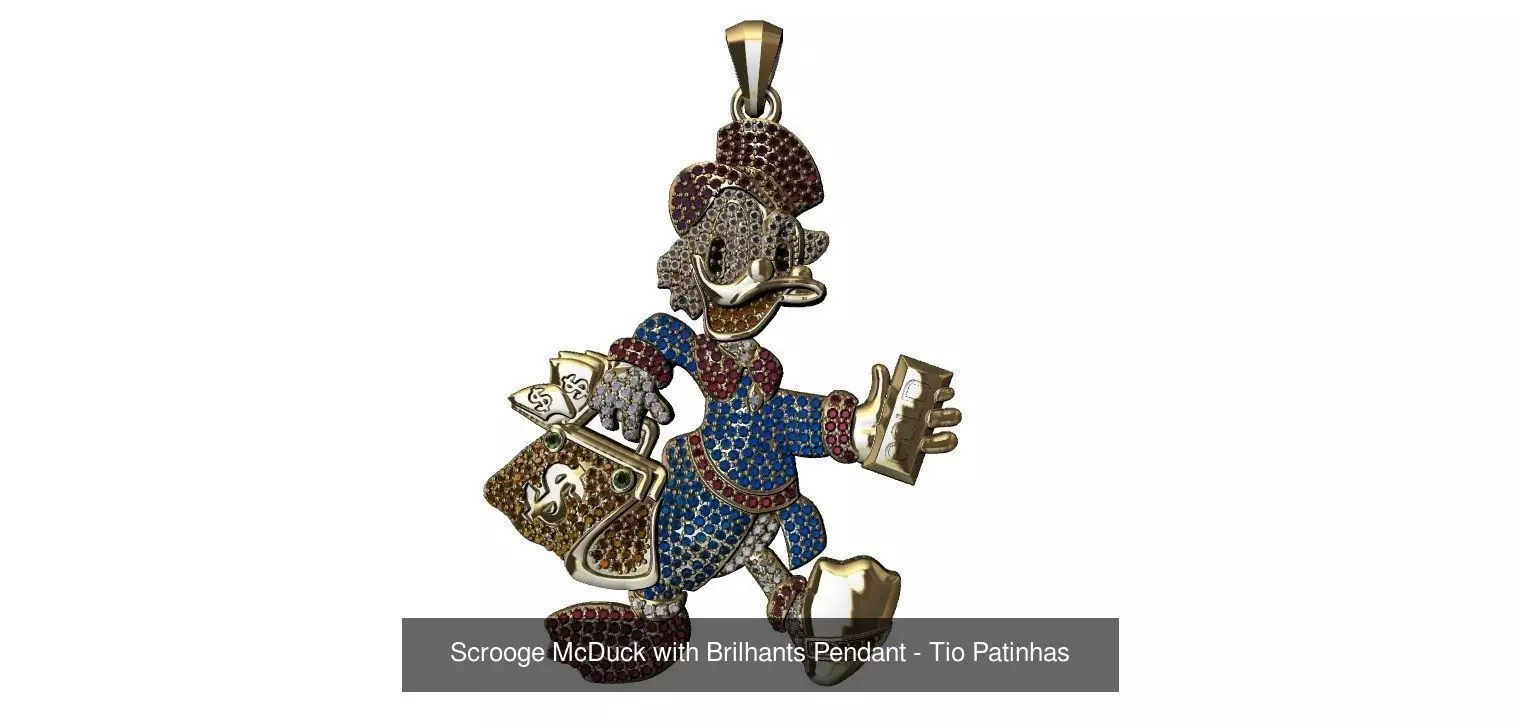 Scrooge McDuck - Tio Patinhas 3D Model Collection_0