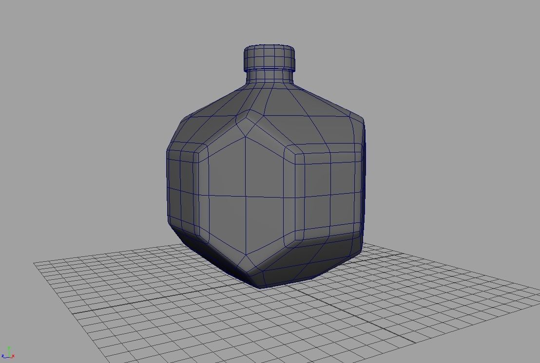 House Hold Series - 49 Unique 3D Bottles - 4th Batch Low-poly 3D model_11