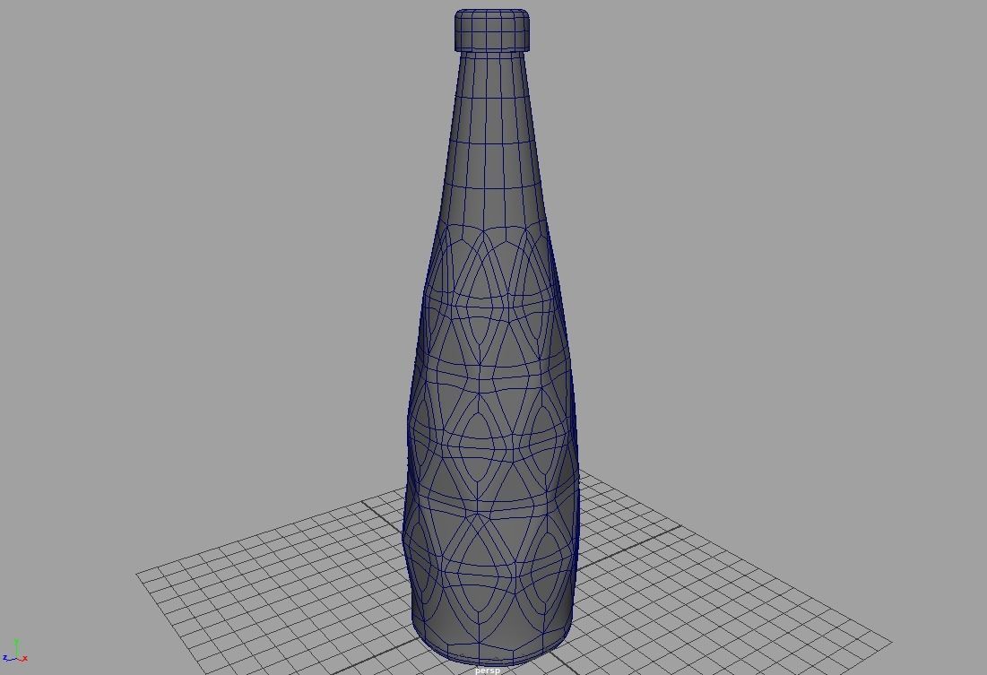 House Hold Series - 49 Unique 3D Bottles - 4th Batch Low-poly 3D model_12