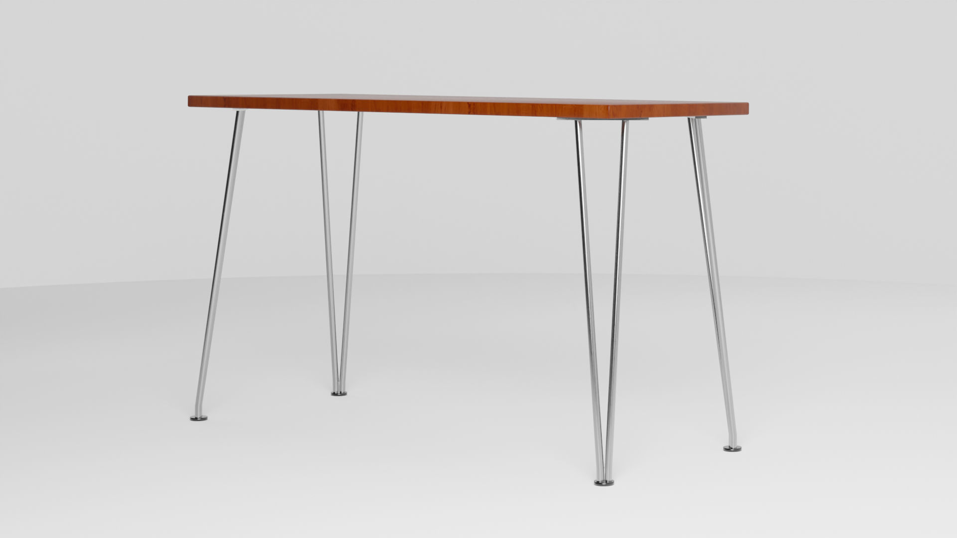 Outdoor Table Low-poly 3D model_3