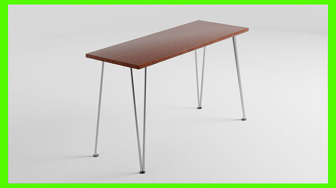 Outdoor Table Low-poly 3D model