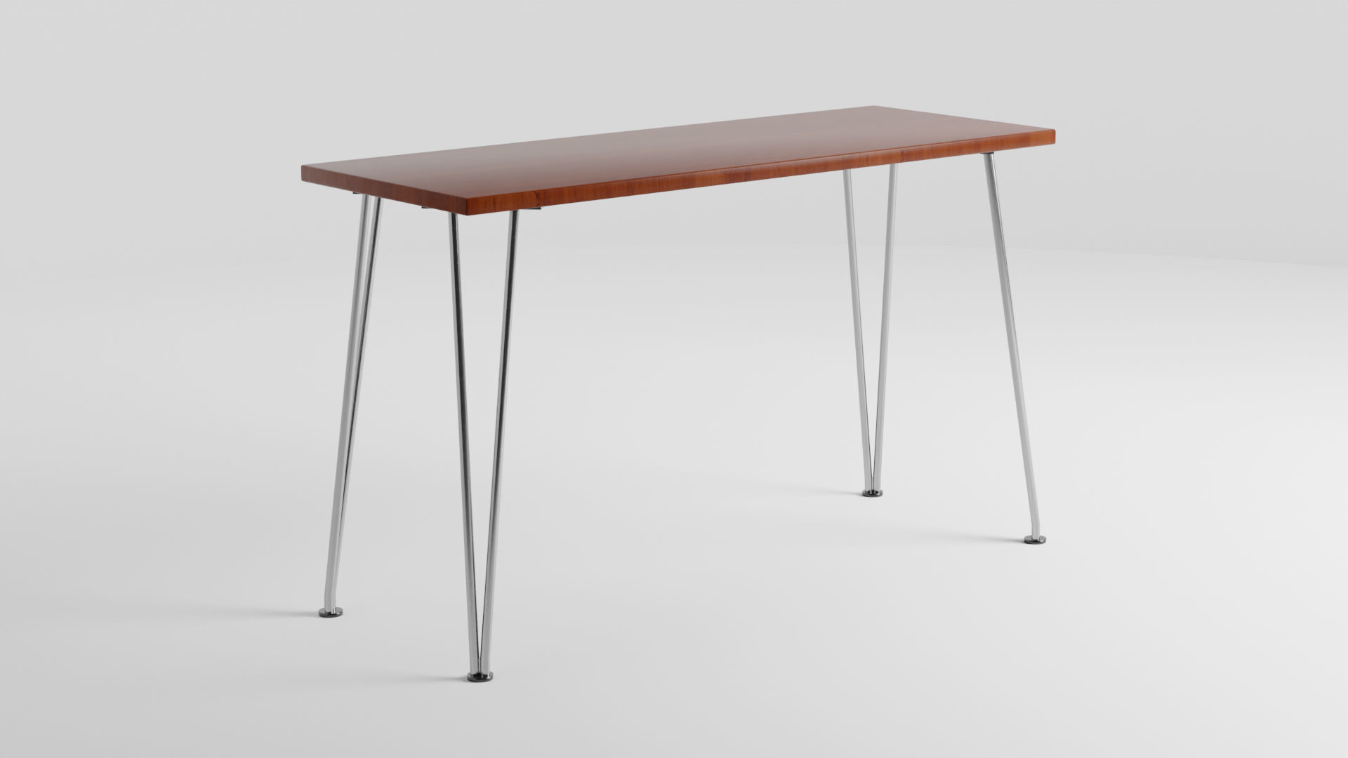 Outdoor Table Low-poly 3D model_2