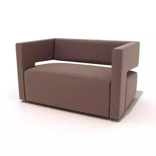 Modern Loveseat Minimalist 3D model Modern Loveseat Minimalist 3D model