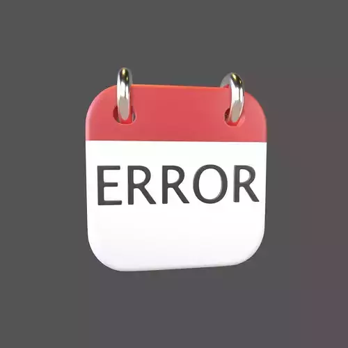 Error Calendar Icon v1 001