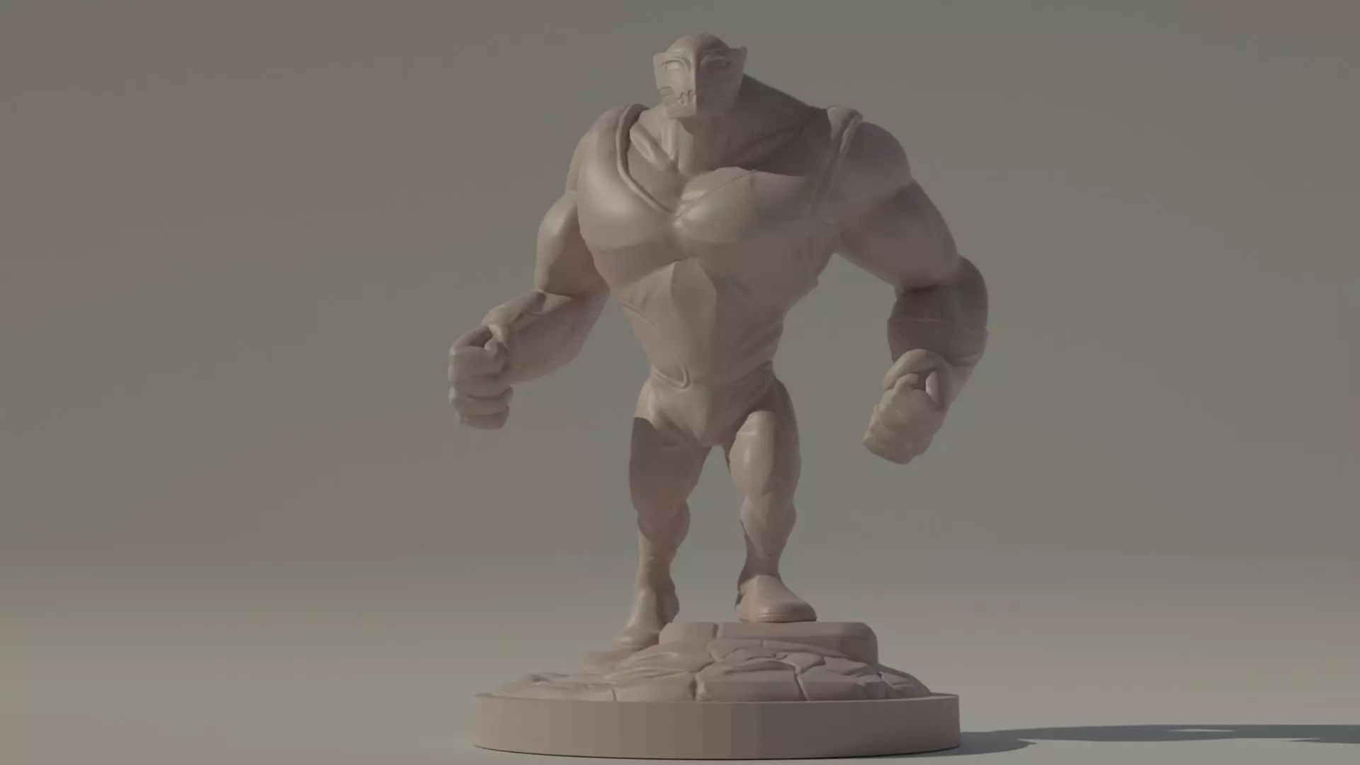 Wrestling Beast 3D print model Free 3D print model