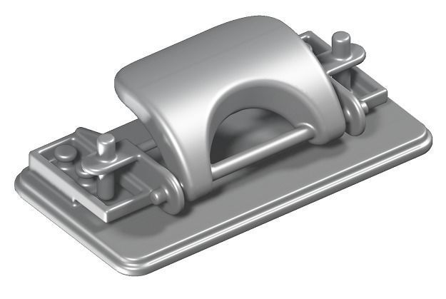 Steel Paper Punching Machine 3D model_1