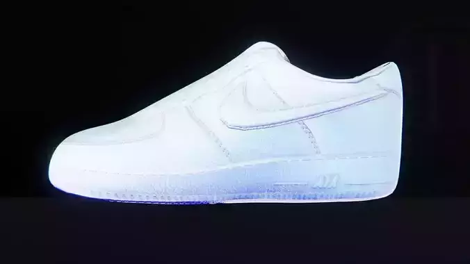 AF1 Shoes - Metahuman Ready Low-poly 3D model