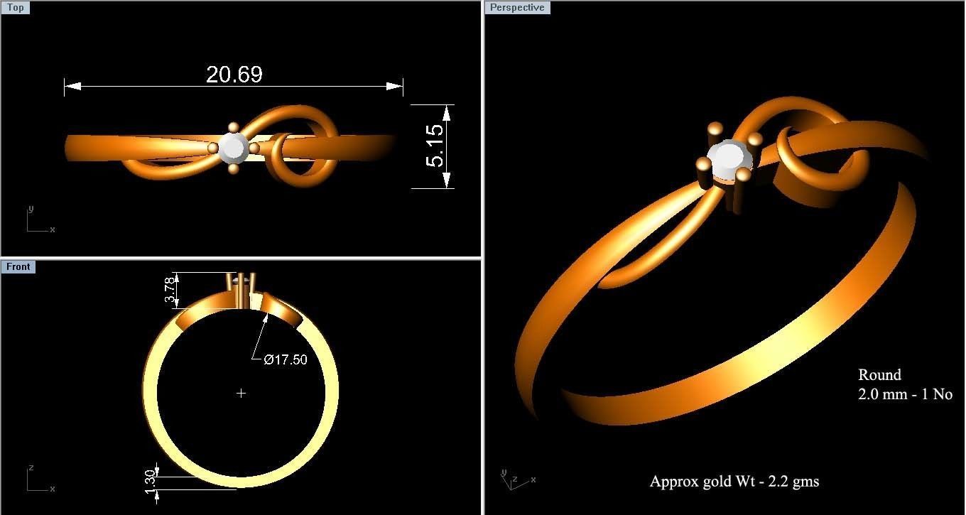 Ring - 427 3D print model_3