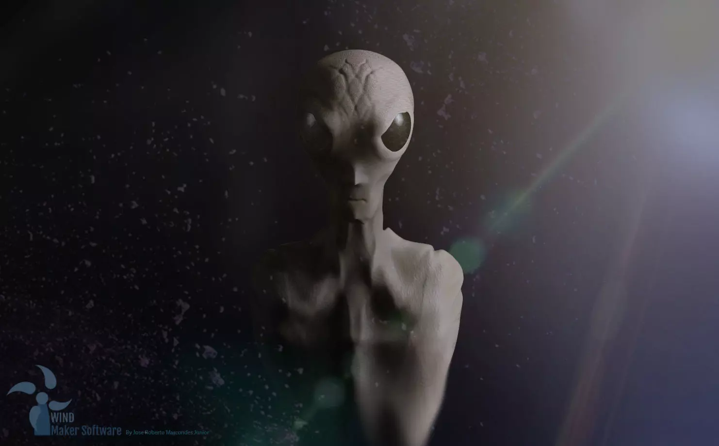 Alien Bust 3D model