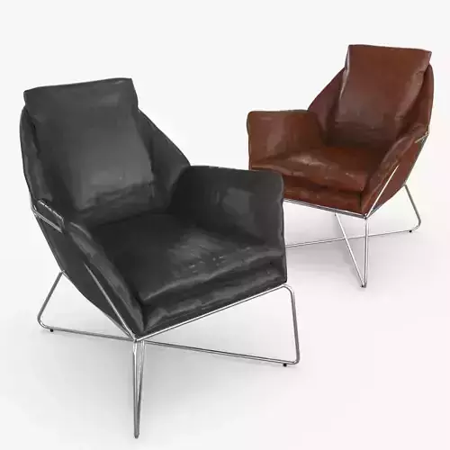 Leather Armchair v5