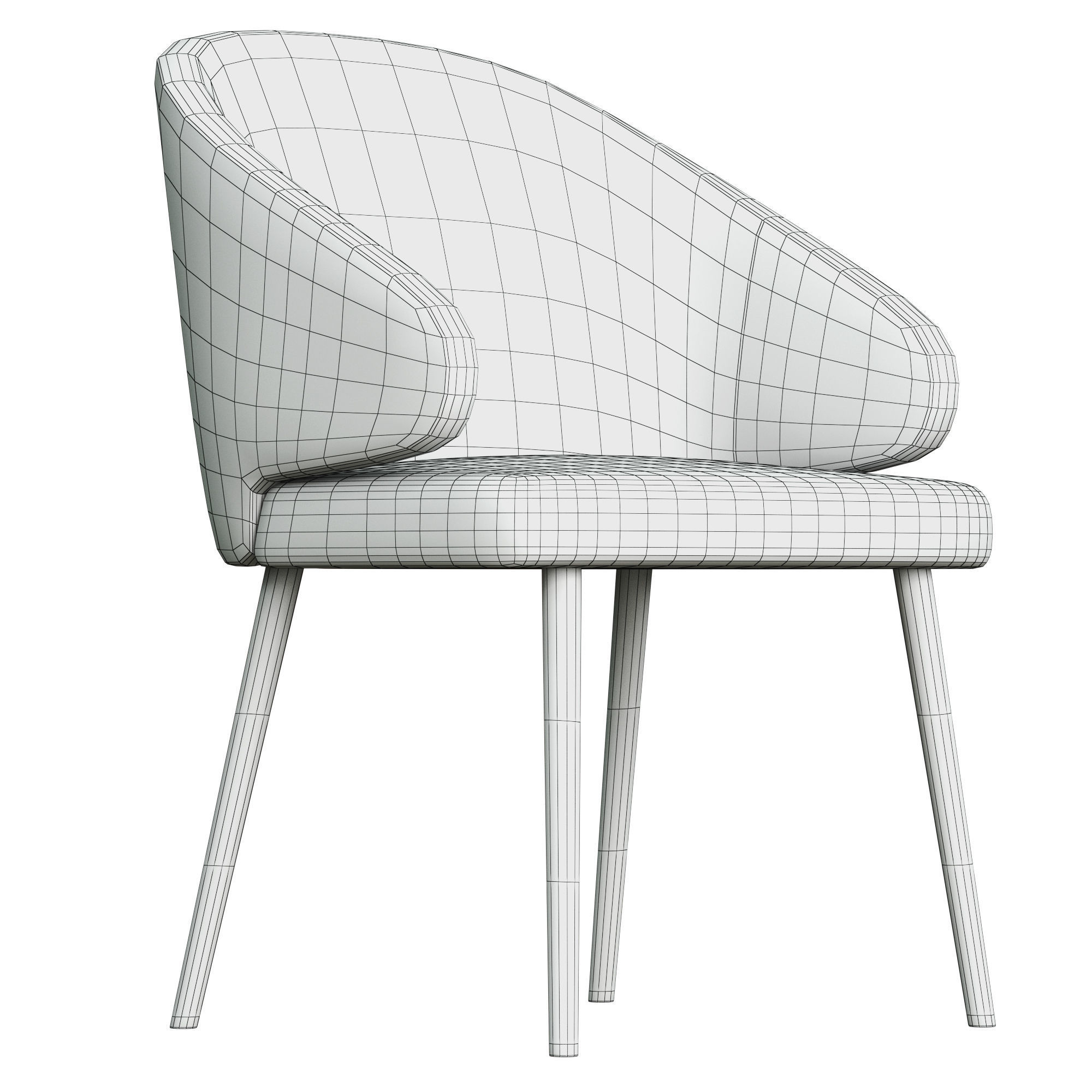 Bilbao chair 3D model_4