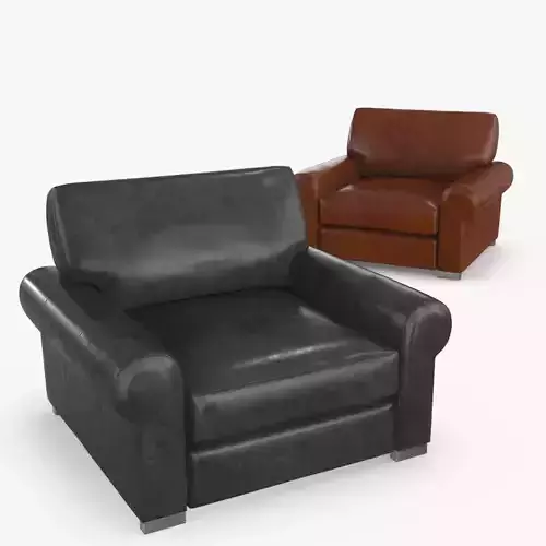 Leather Armchair v7