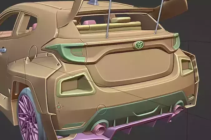 pandem yaris 3D printer model file