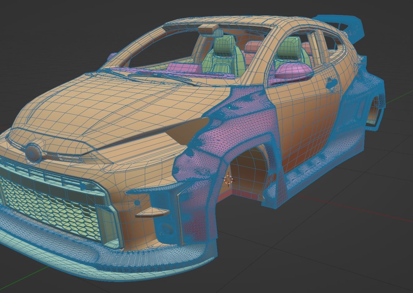 pandem yaris 3D printer model file 3D print model_4