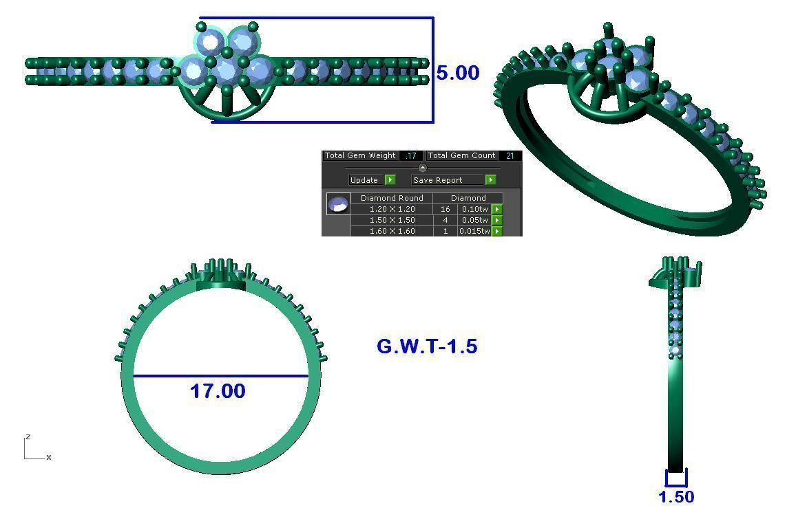 Ring - 01 3D print model_3