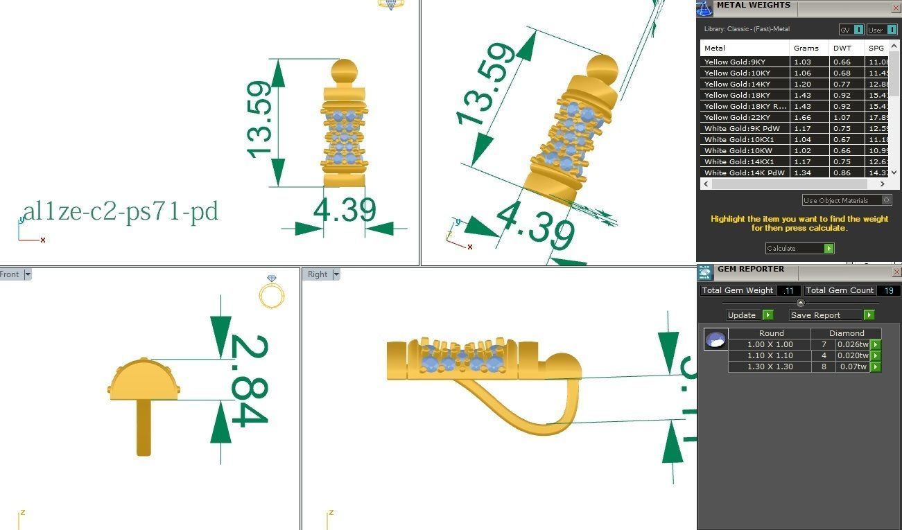 Pendant - PS071 3D print model_4