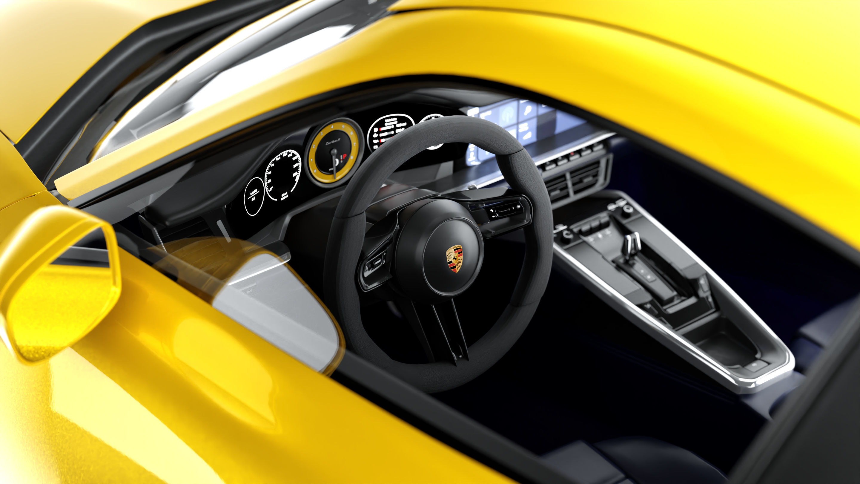 PORSCHE 911 Turbo S  3D model_5