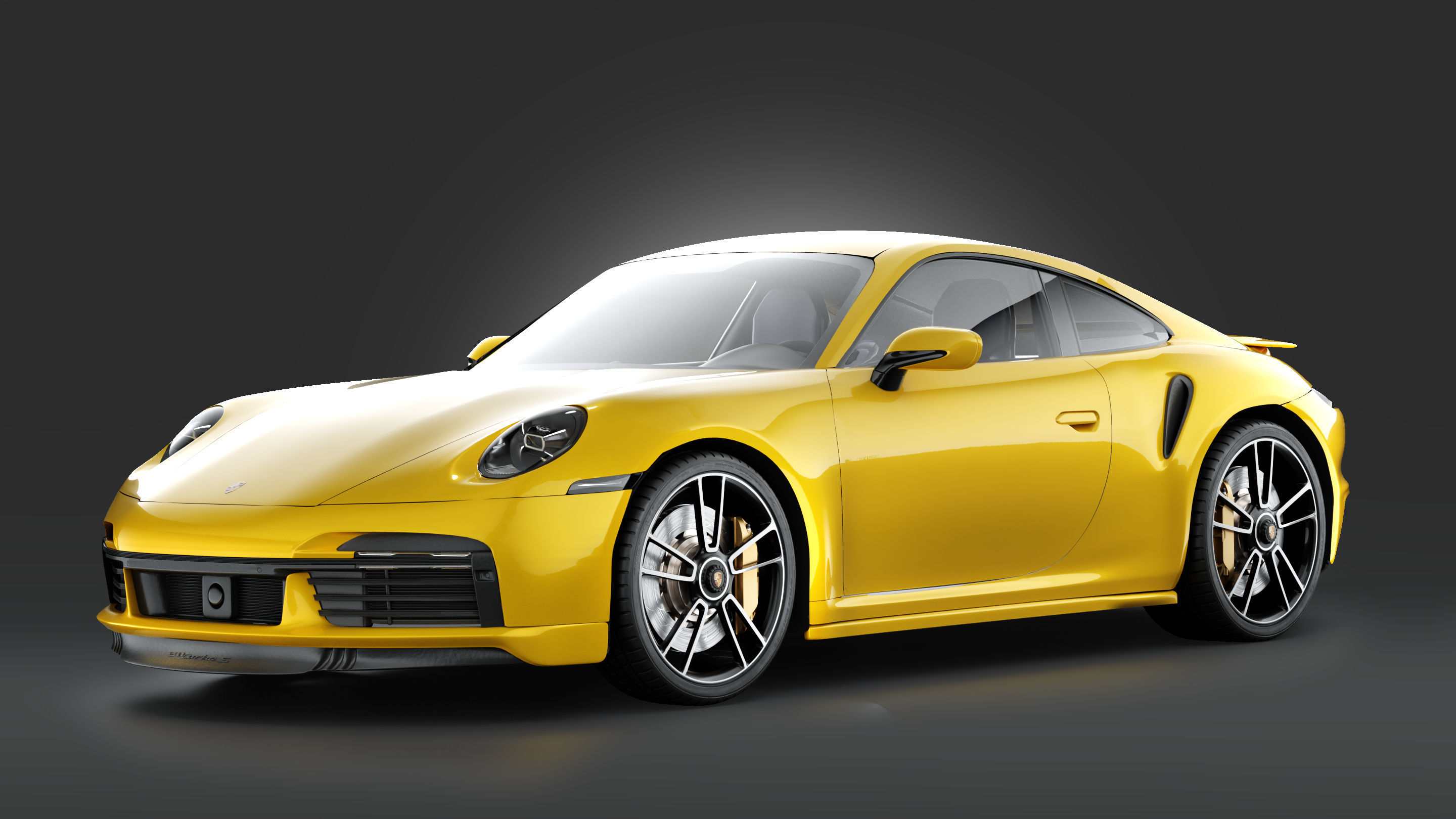 PORSCHE 911 Turbo S  3D model_1