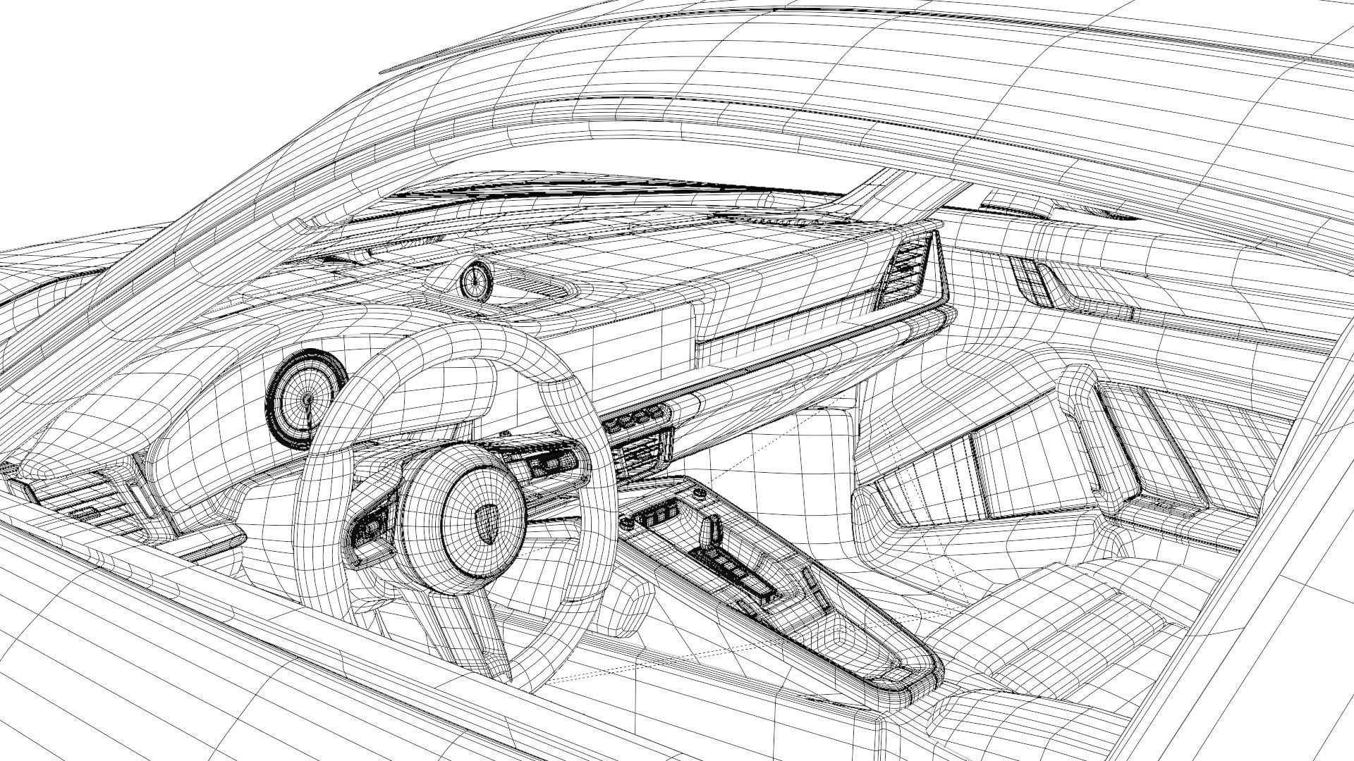 PORSCHE 911 Turbo S  3D model_10