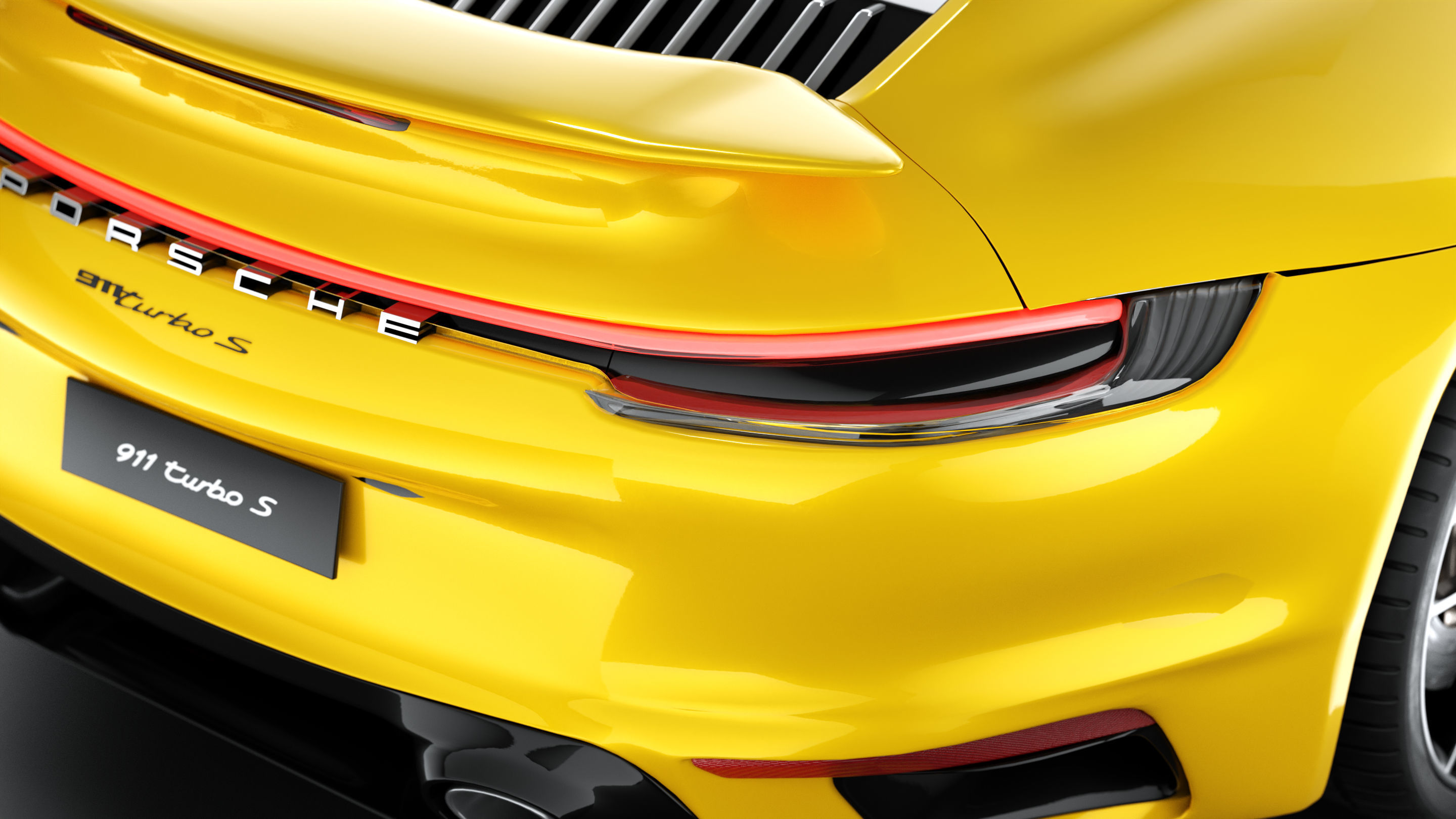 PORSCHE 911 Turbo S  3D model_4