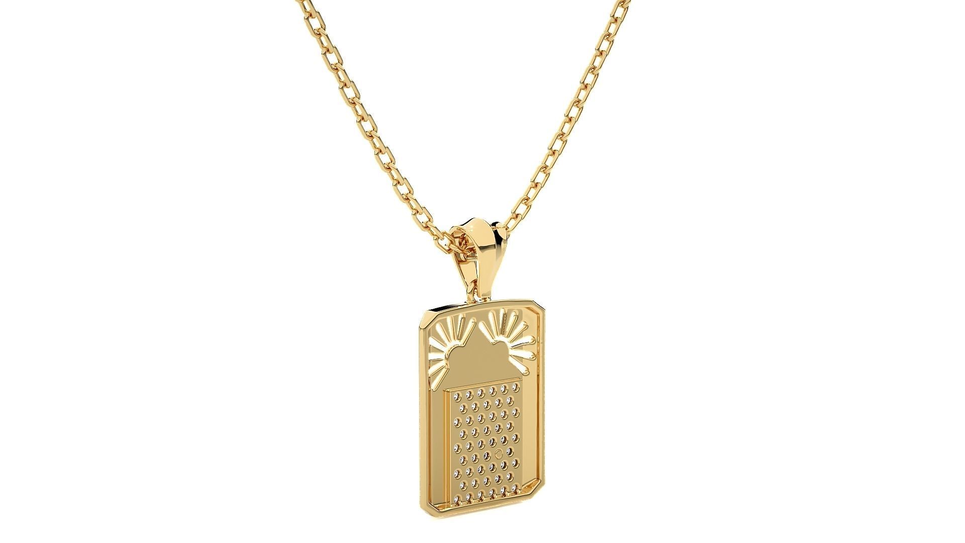 Pendant - PS065 3D print model_12