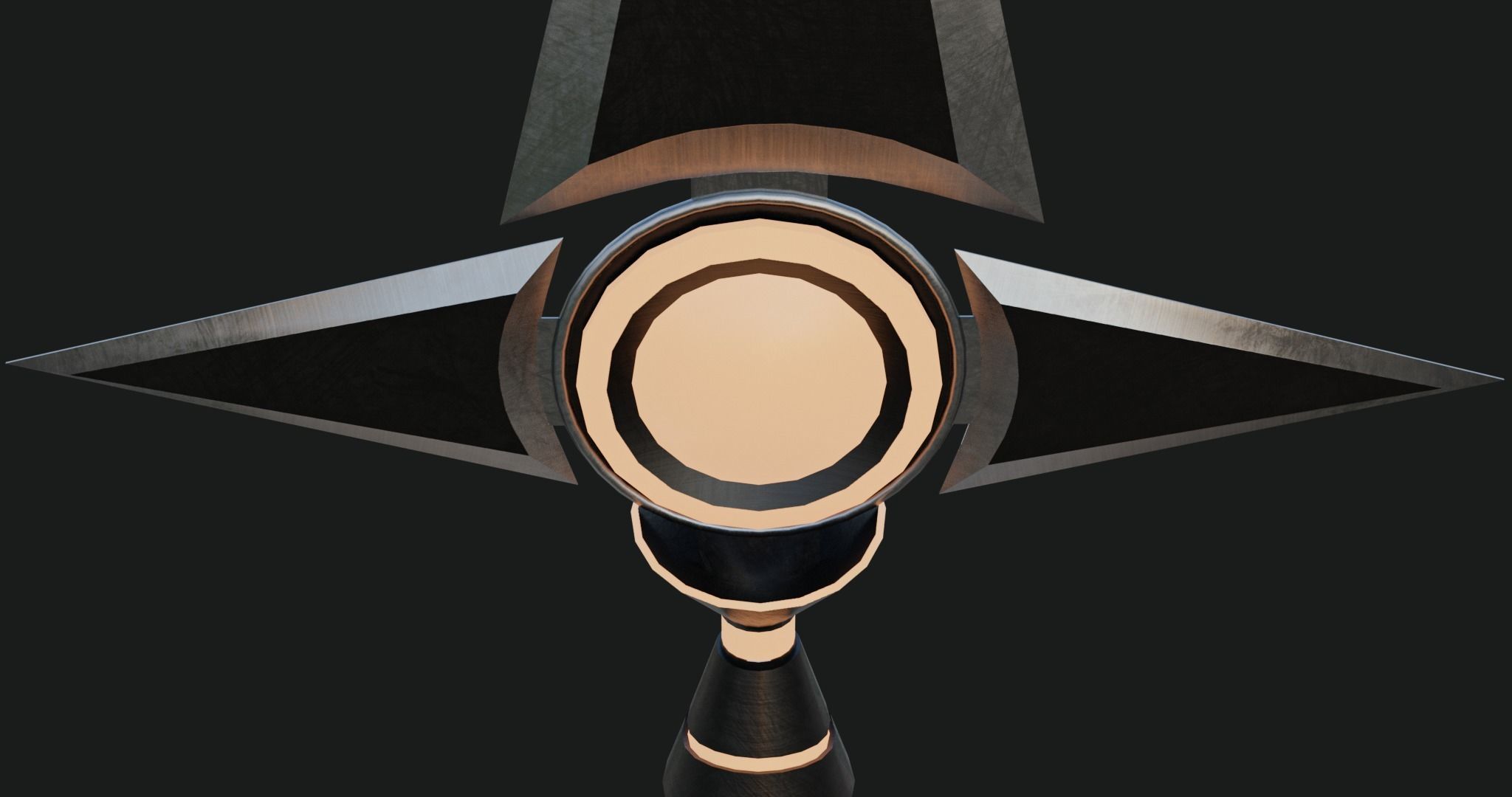 3D Fantasy Spear 03 Glow With PBR Low-poly 3D model_8